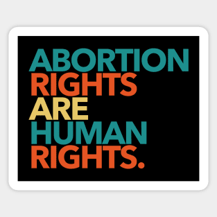 Abortion Rights are Human Rights (boho) Sticker